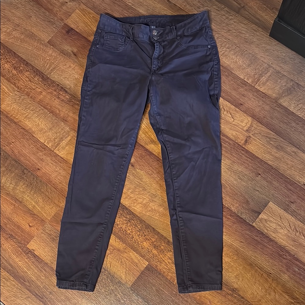 Dark Purple Slim Fit Pants